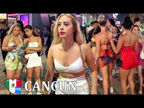 🇲🇽 CANCUN NIGHTLIFE PARTY MEXICO 2023 [FULL TOUR]