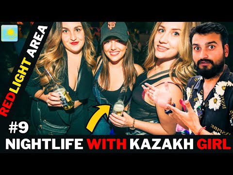 Kazakhstan Almaty Nightlife With Kazakh Girl | RED NIGHTLIFE? 💃😱