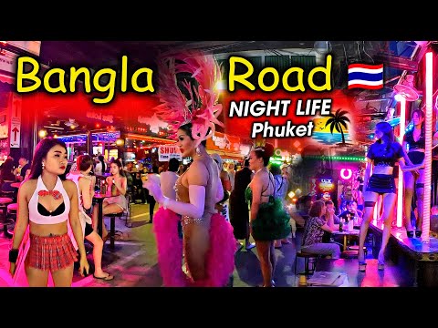 Nightlife in Phuket. Bangla Walking Street 🇹🇭
